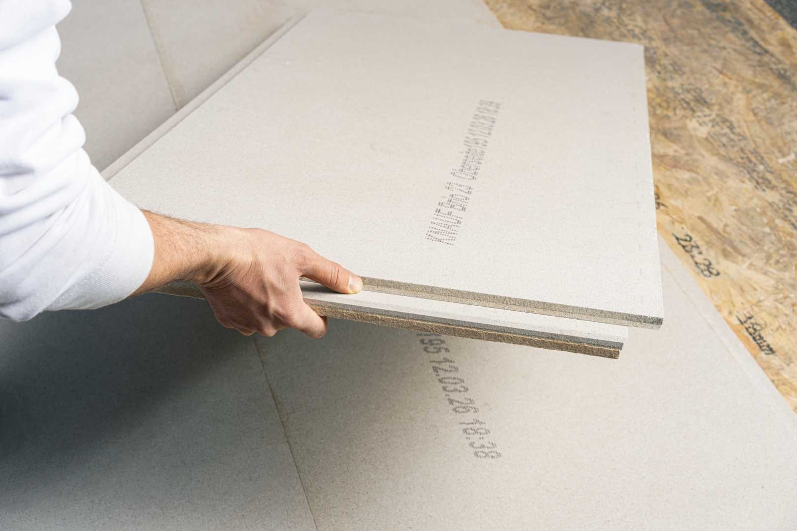 Knauf Brio handzaam en massieve gipsvezelplaat
