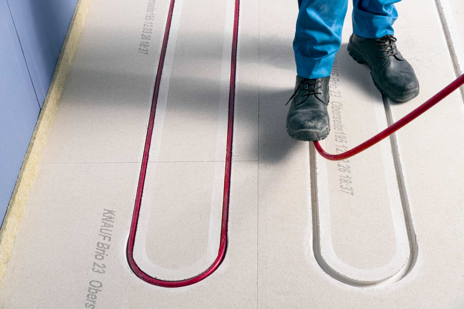 Knauf Brio installeren vloerverwarming