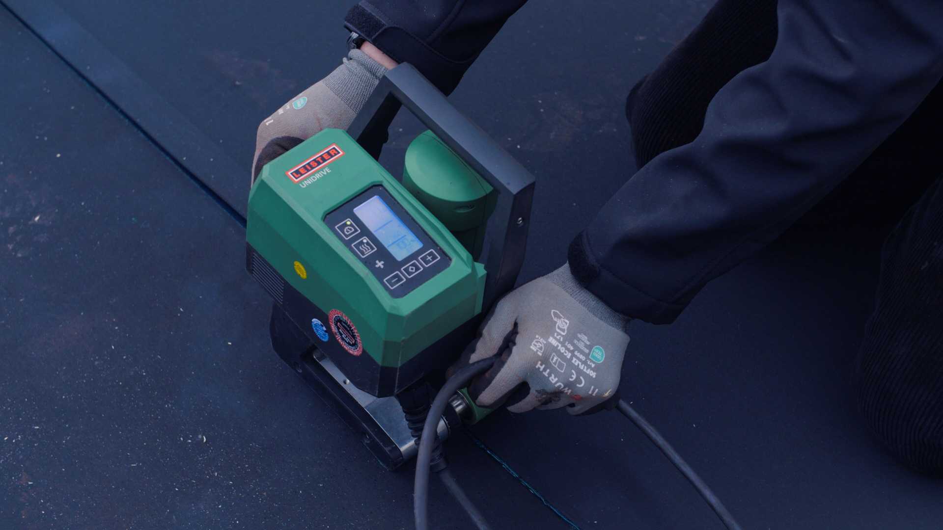 HERTALAN® EASY WELD PRO membranen worden met hete lucht gelast in plaats van met open vuur.