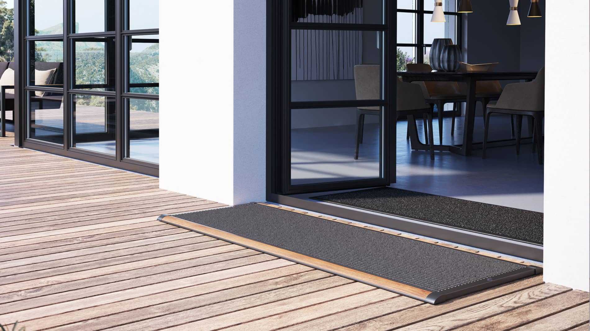 Outdoor mat dubbele deur