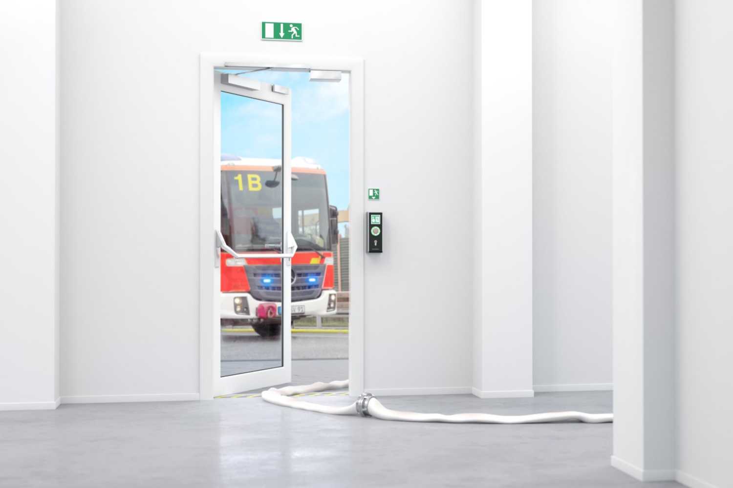 dormakaba Saferoute - brandweerauto