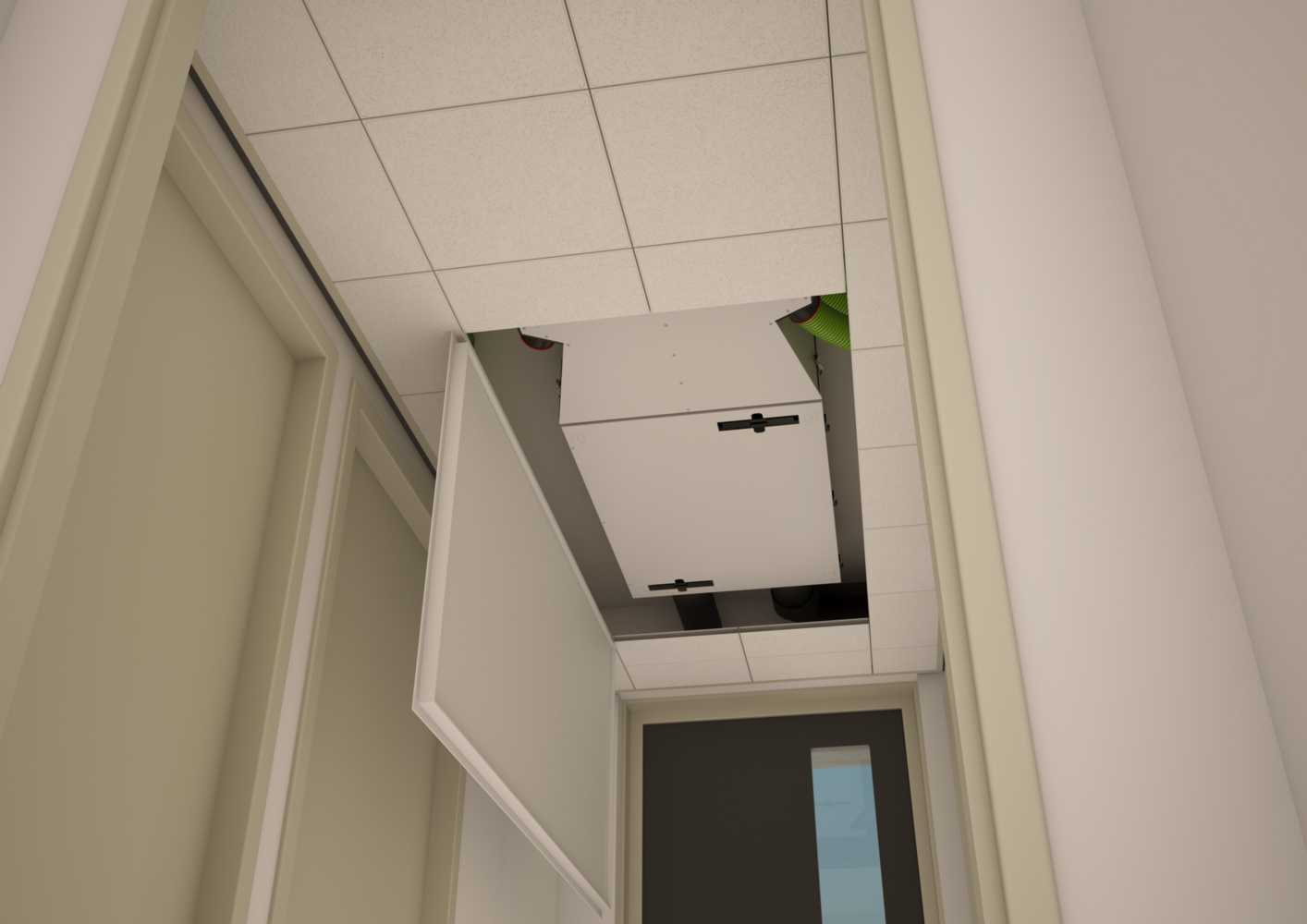 Renovent Sky renovatie - Gang luik Renovent Sky renovatie - Gang luik