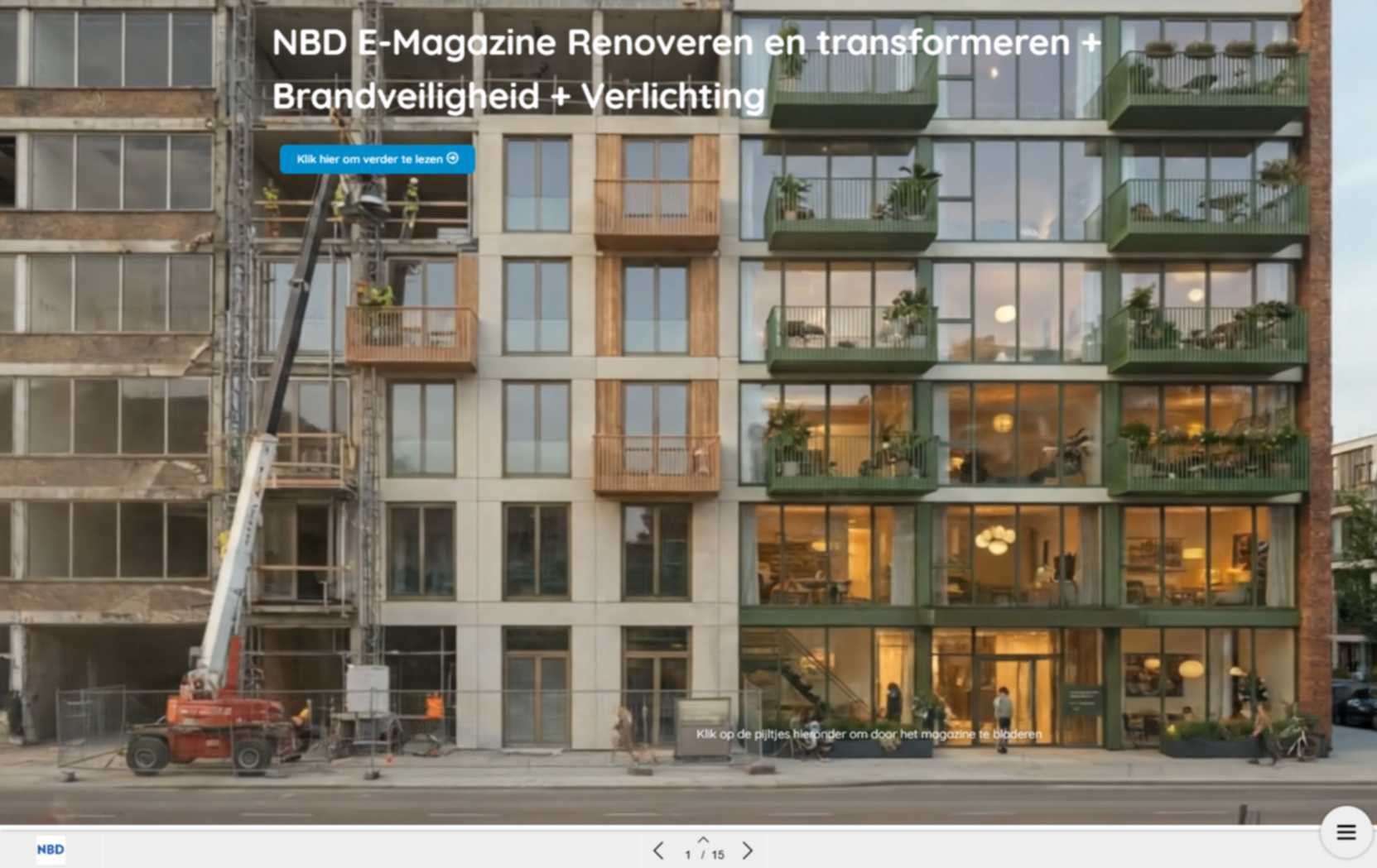 Renovatie en transformatie + Brandveiligheid + Verlichting
